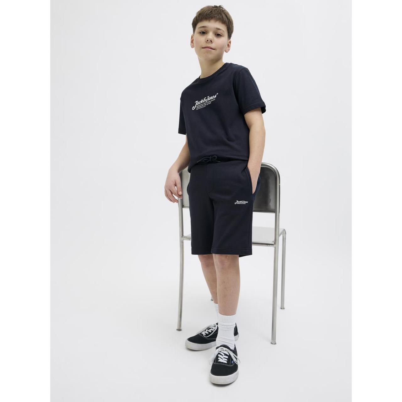 Βερμούδα φούτερ αγόρι JACK & JONES-12270663-Sky Captain φωτογραφία