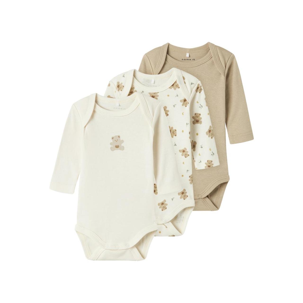 Name it Φορμάκια σετ 3 τεμ. μπεμπέ unisex name it-13241729-Jet Stream