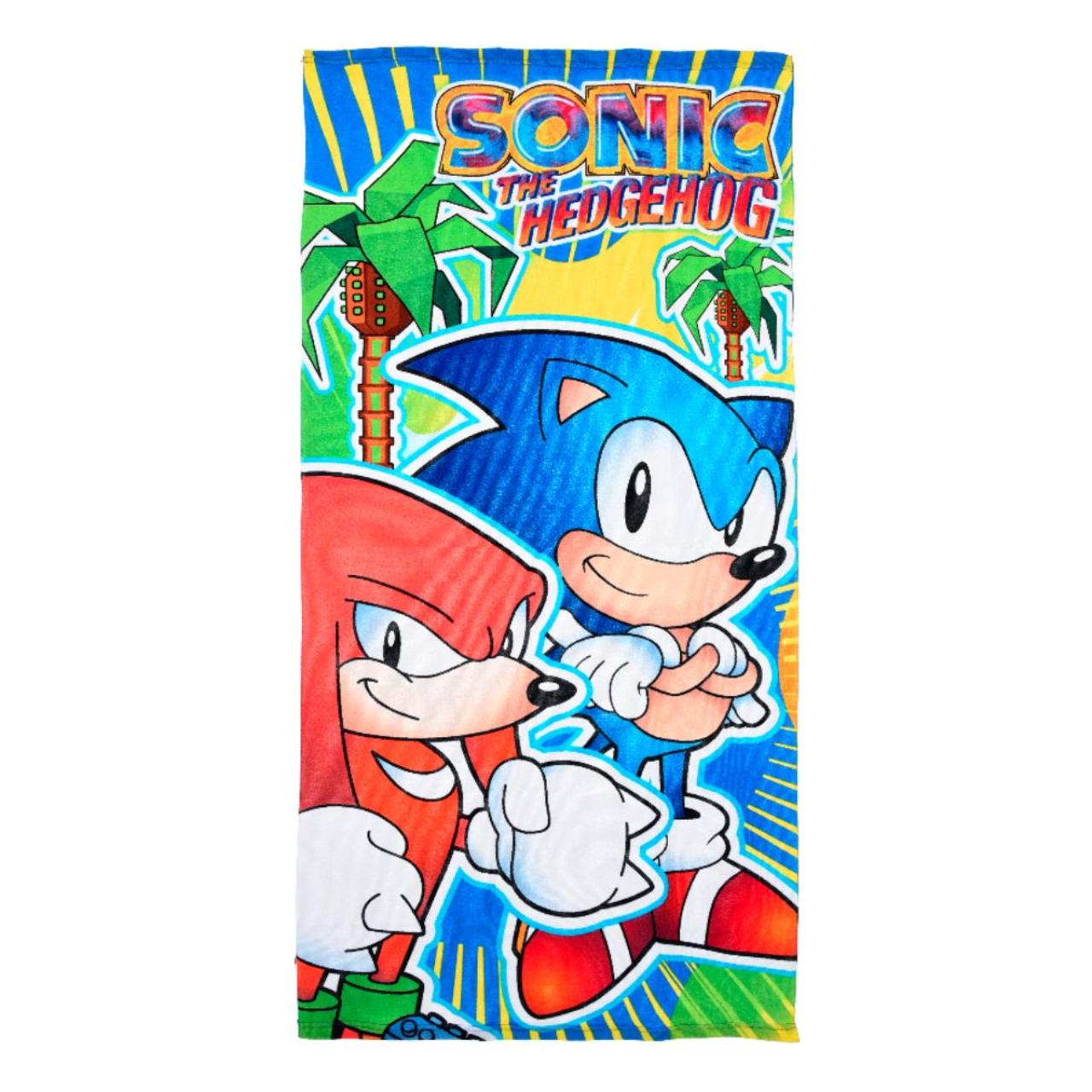 SUPER HEROES Πετσέτα παραλίας αγόρι Sonic-YE18226-MULTICOLOR