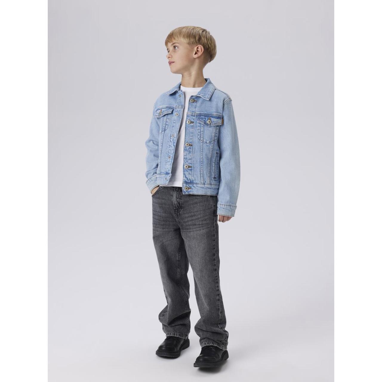 Μπουφάν τζιν αγόρι name it-13241461-Light Blue Denim φωτογραφία