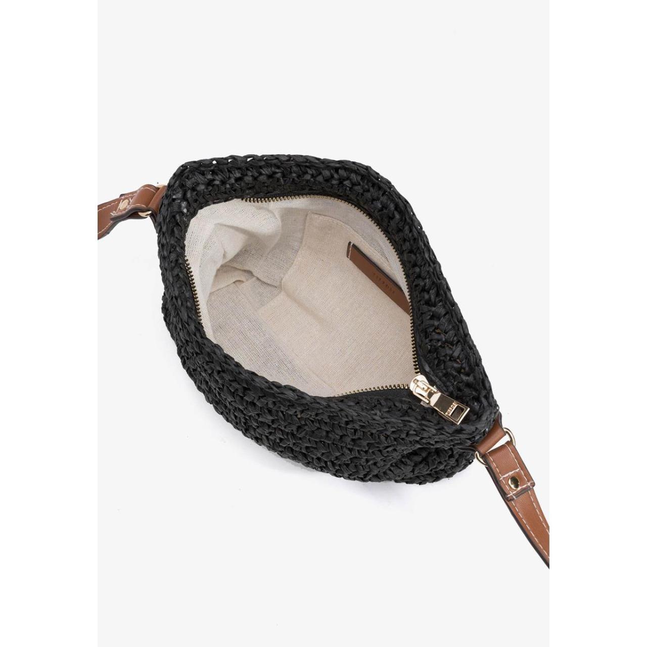 Τσάντα ψάθινη κορίτσι Tiffosi-10059778-000-Black