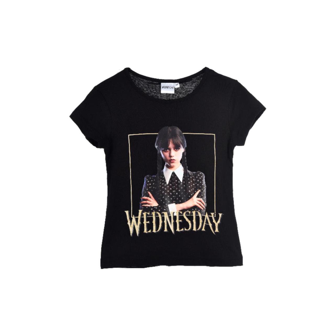 SUPER HEROES Μπλούζα μακό κορίτσι Wednesday-YE10378-BLACK