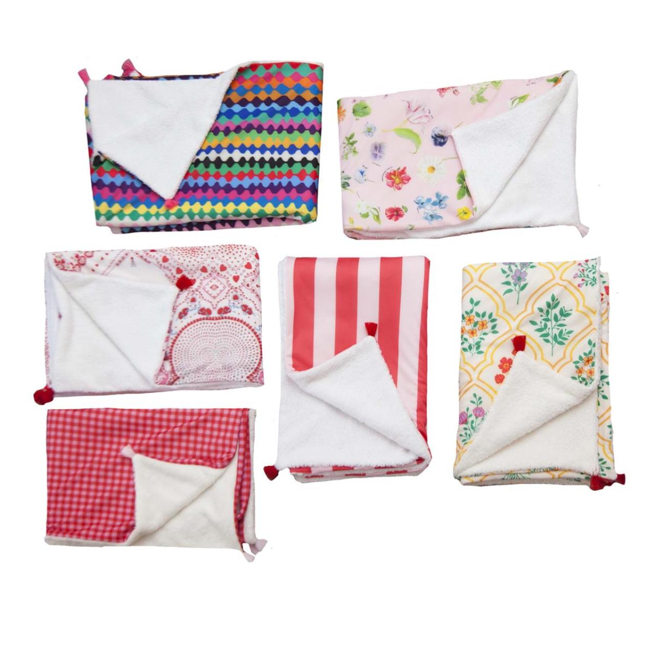 Πετσέτα παραλίας κορίτσι two in a castle-T6460-PLAIDS