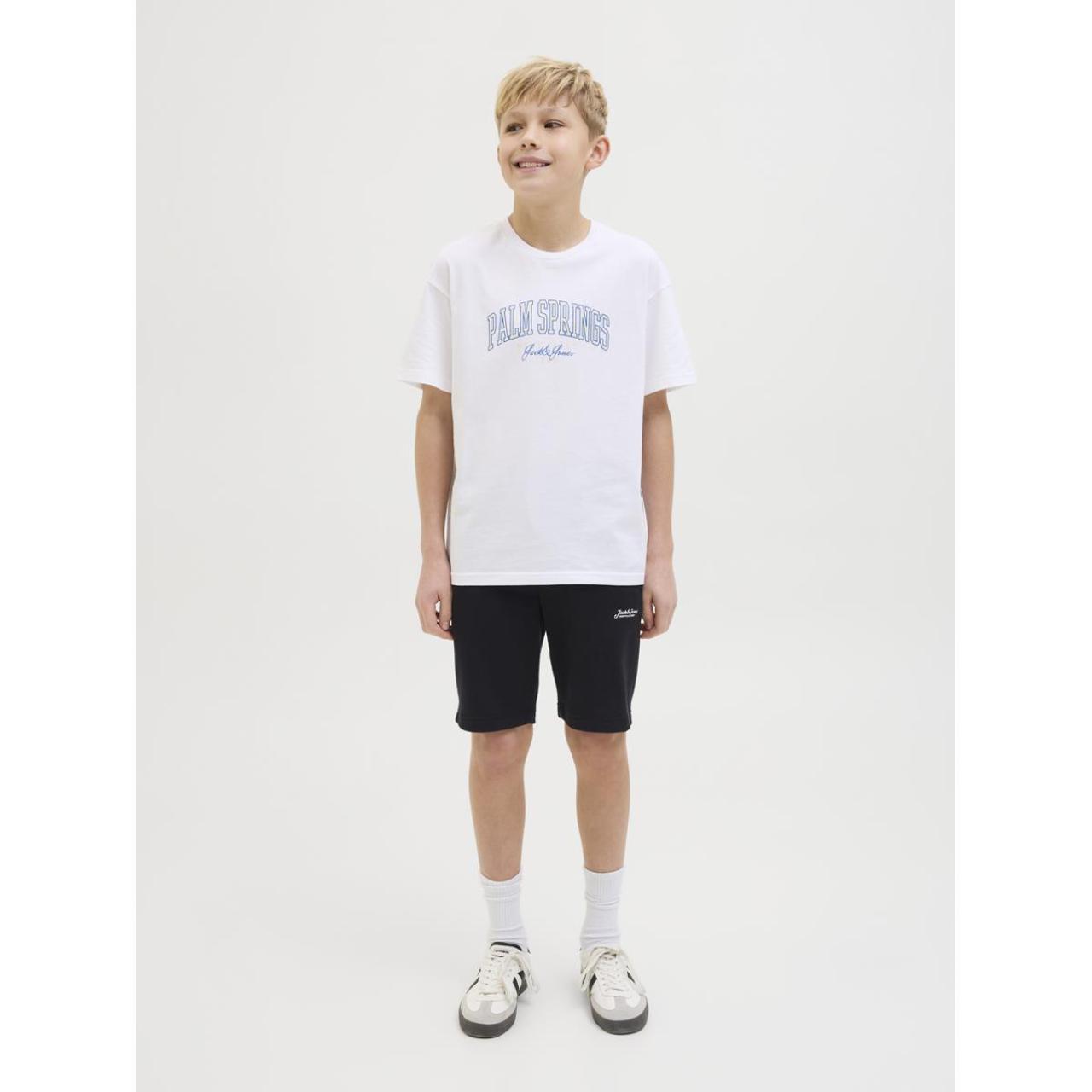 Βερμούδα φούτερ αγόρι JACK & JONES-12270663-Black