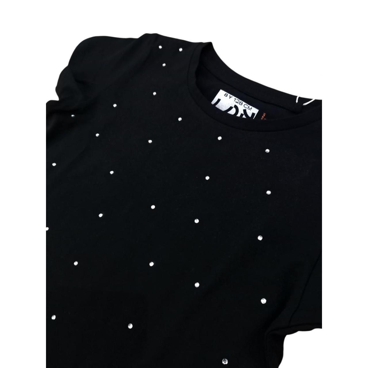 Μπλούζα μακό crop κορίτσι Losan-LJGAP0103_25028-BLACK