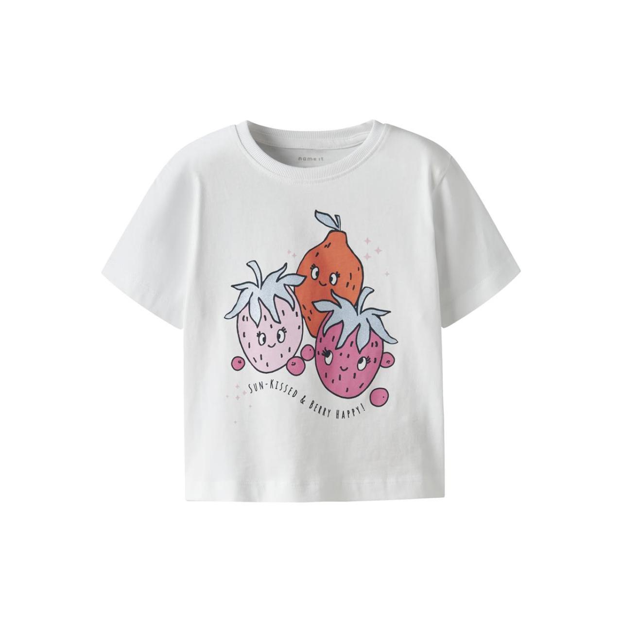 Μπλούζα μακό κορίτσι name it-13238066-Lucent White