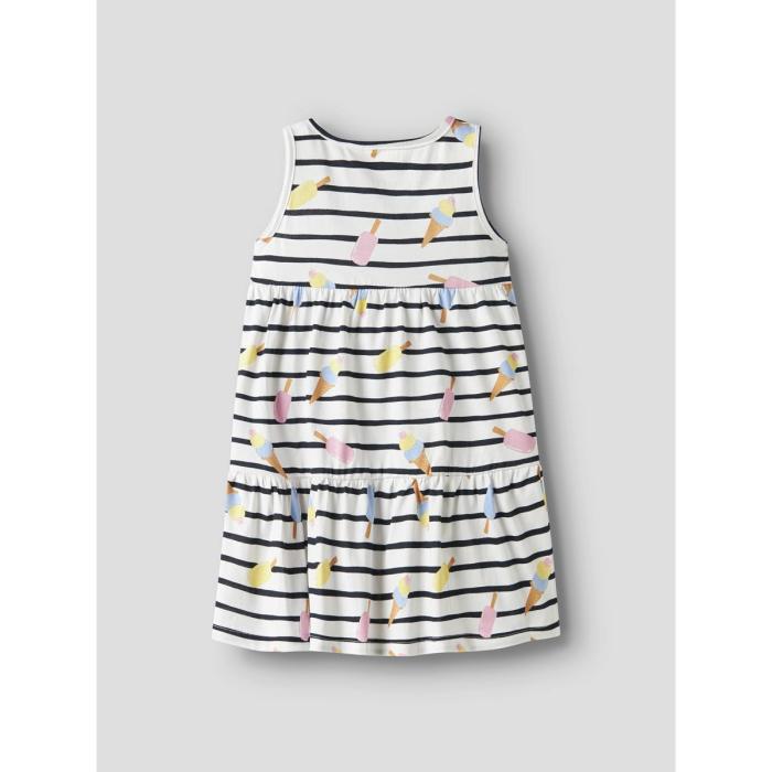Φόρεμα μακό κορίτσι name it-13228172-Bright White/Ice