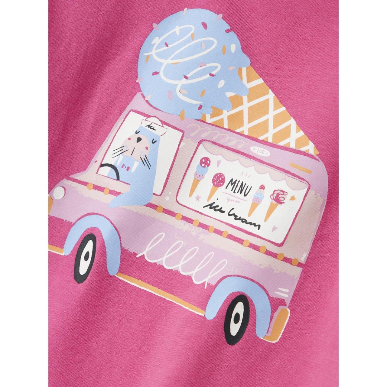 Μπλούζα μακό κορίτσι name it-13228145-Carmine Rose