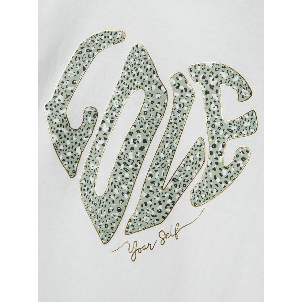 Μπλούζα μακό κορίτσι name it-13244100-Bright White-organic cotton