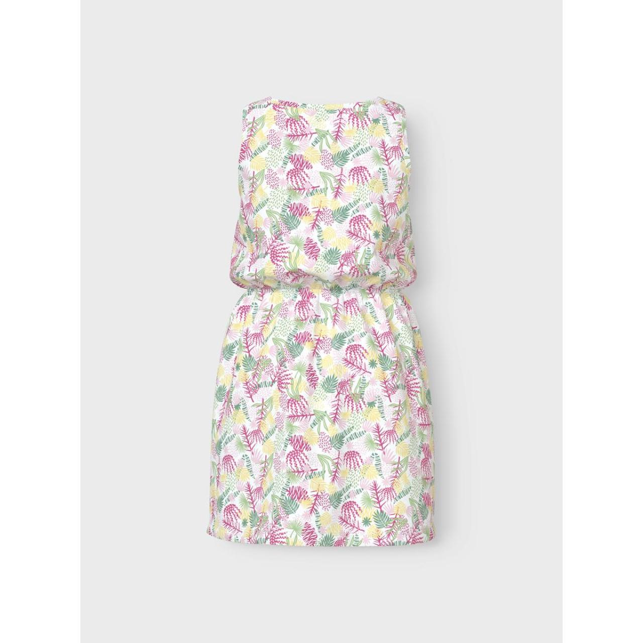 Φόρεμα μακό κορίτσι name it-13230097-Bright White/Tropic φωτογραφία