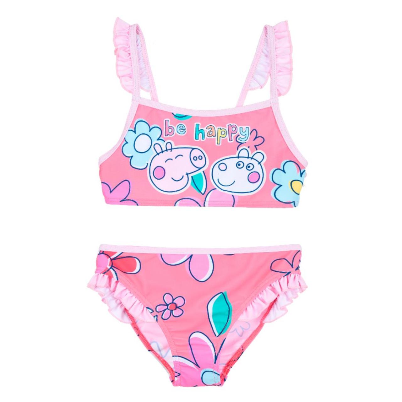 SUPER HEROES Μαγιό μπικίνι κορίτσι Peppa Pig-YE18109-Coral Pink