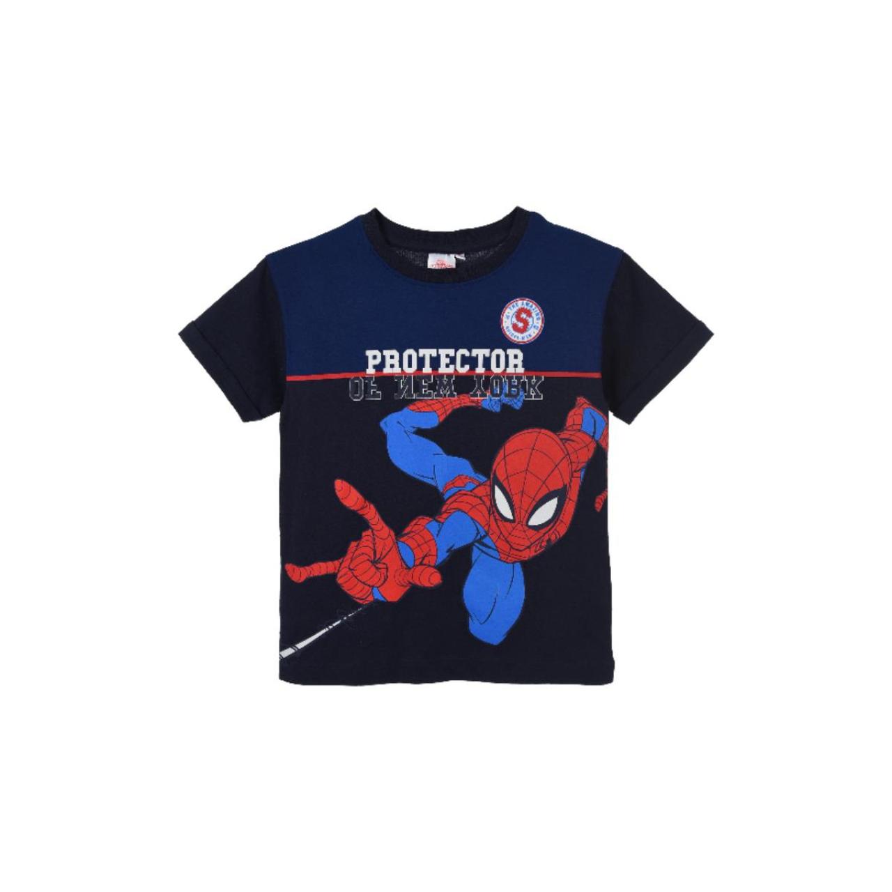 SUPER HEROES Μπλούζα μακό αγόρι Spiderman-YE10193-NAVY
