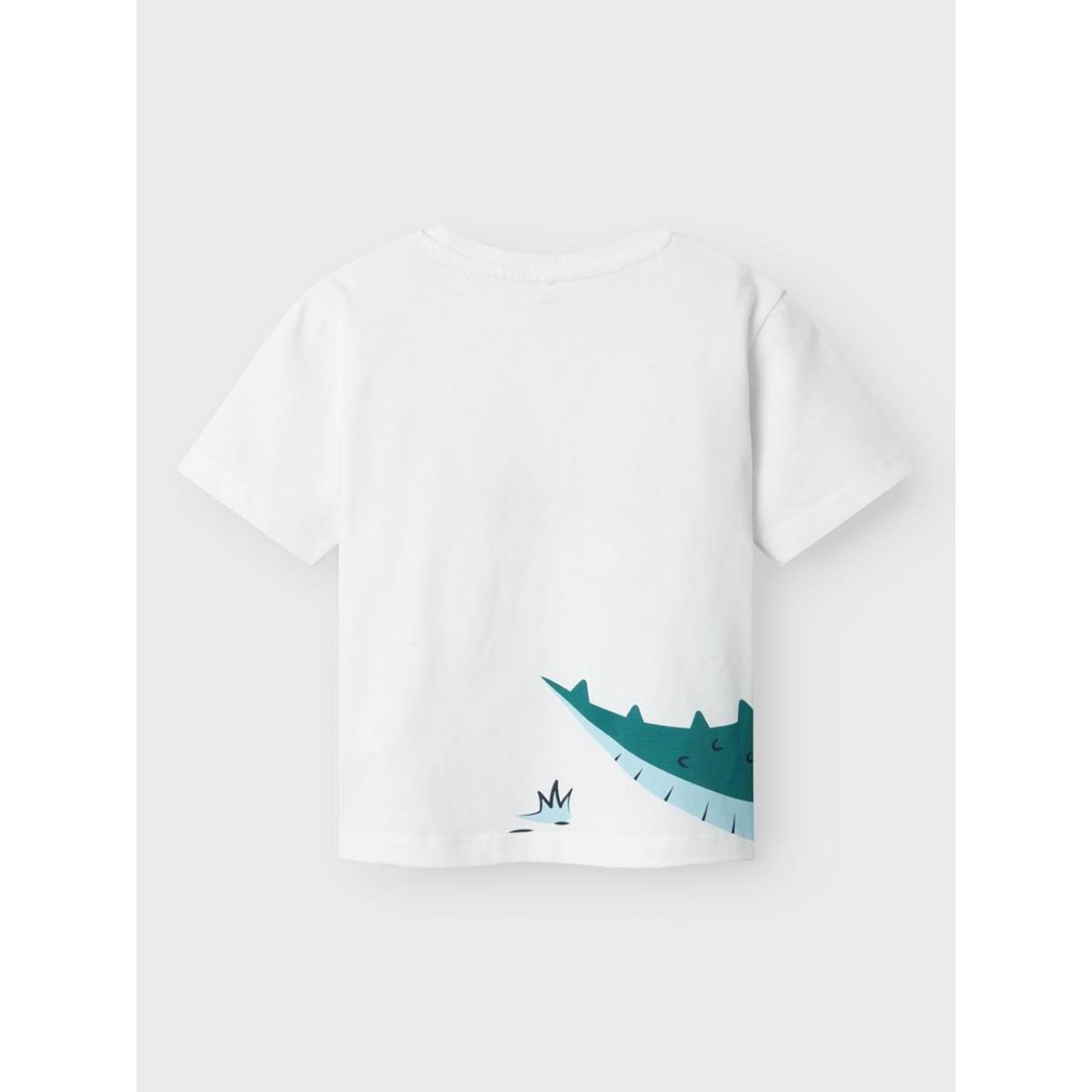 Μπλούζα μακό αγόρι name it-13238145-Lucent White φωτογραφία