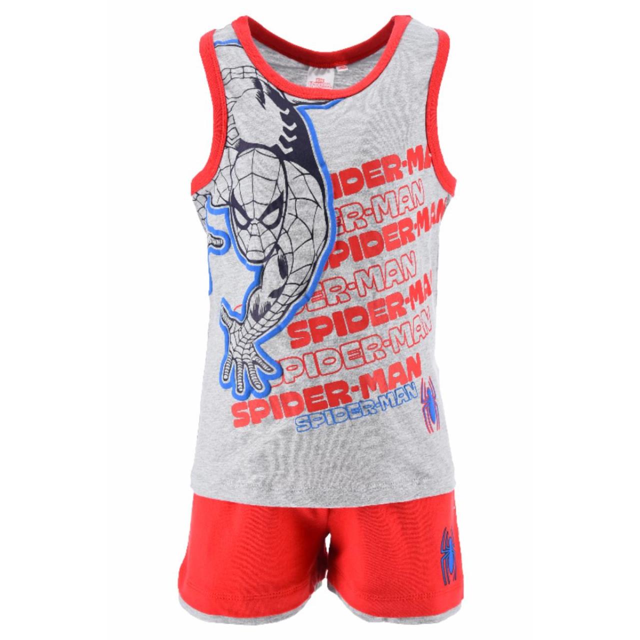 SUPER HEROES Σετ μακό αμάνικο αγόρι-YE10189-RED