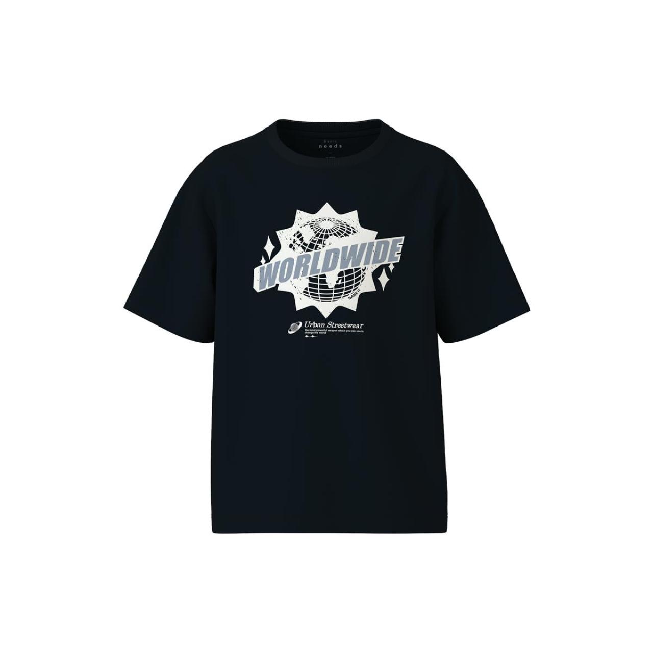 Μπλούζα μακό αγόρι name it-13234714-Black