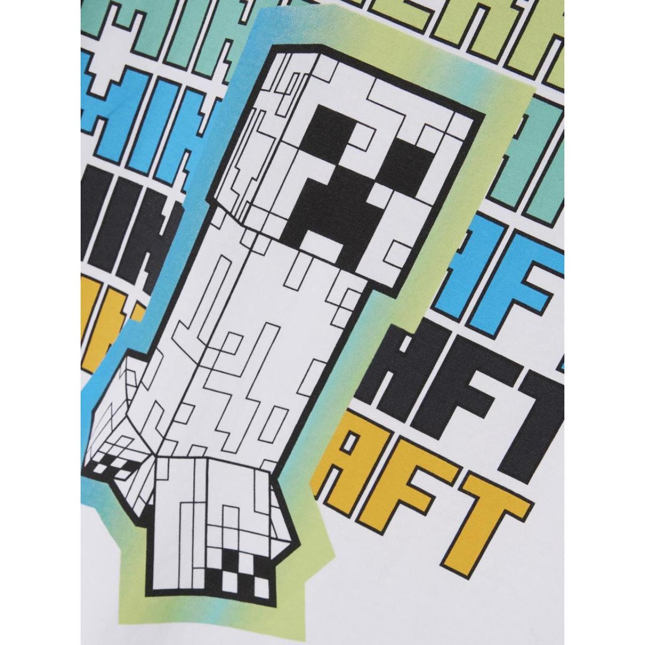 Μπλούζα μακό αγόρι Minecraft name it-13232367-Bright White