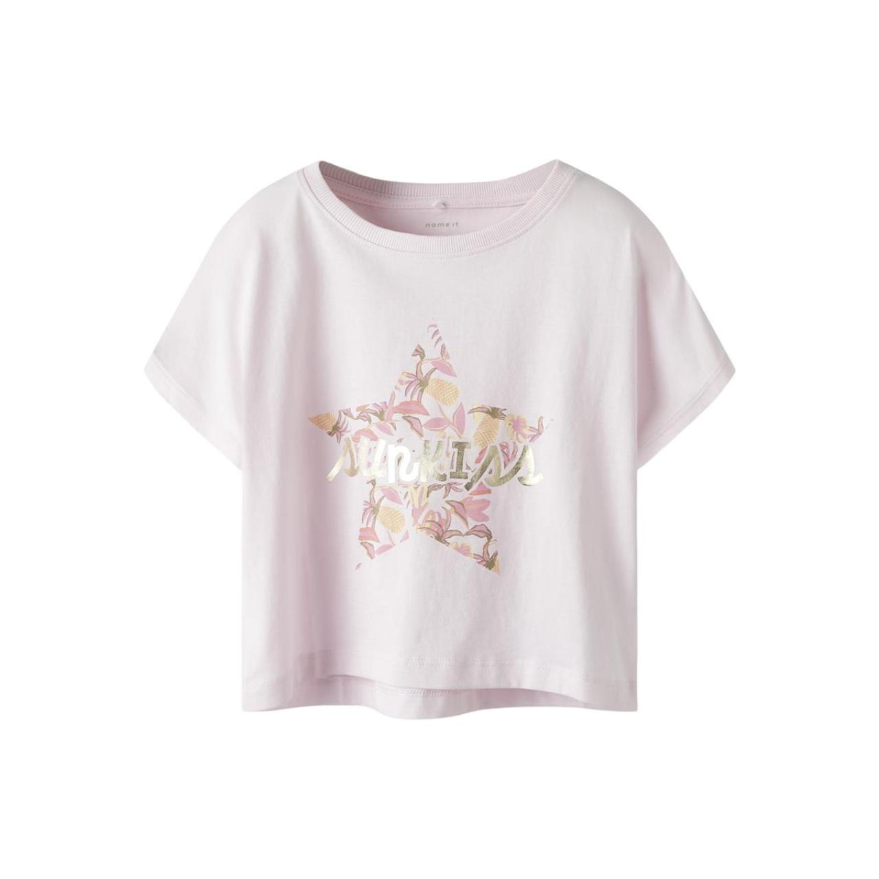 Μπλούζα μακό crop κορίτσι name it-13242186-Ballerina-organic cotton