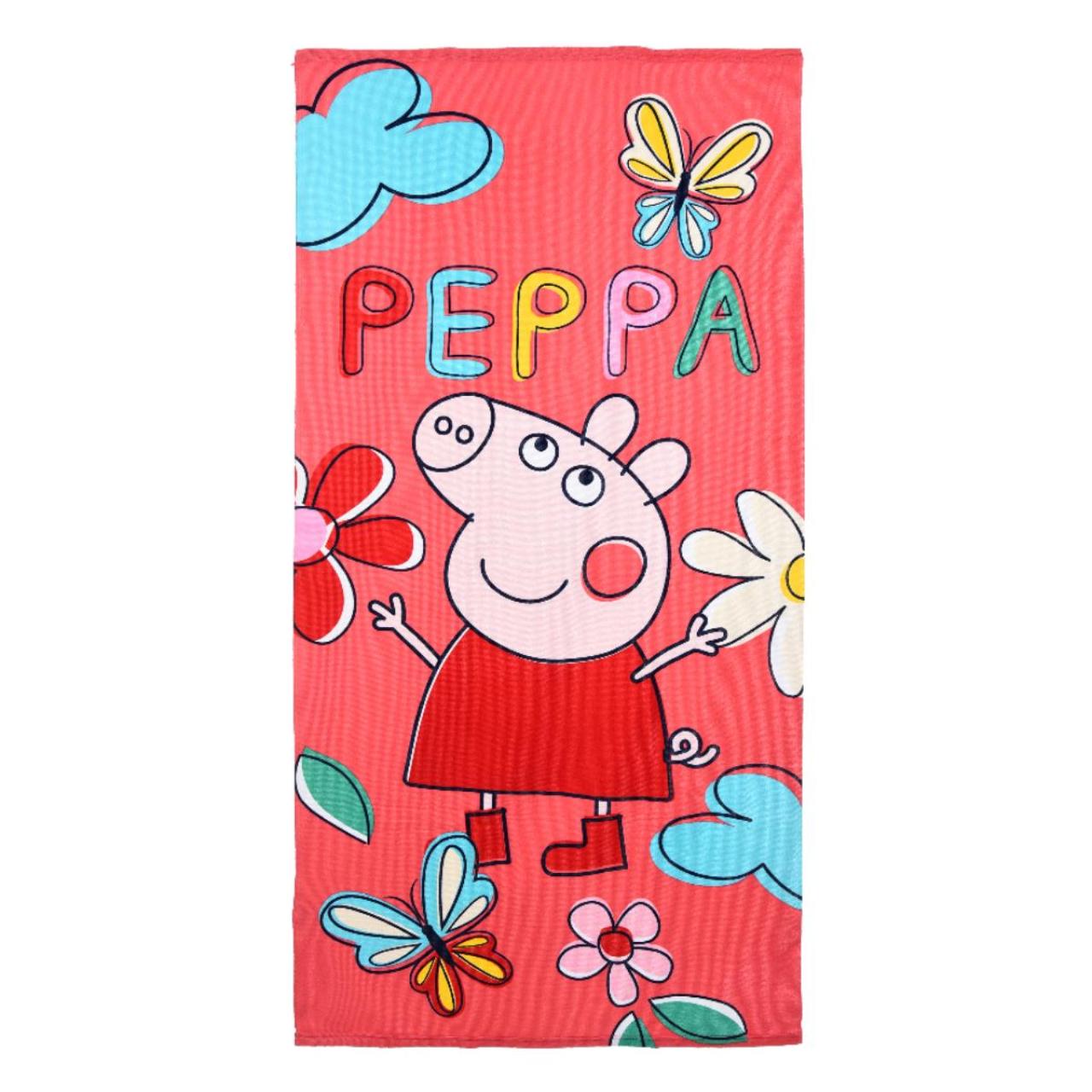 SUPER HEROES Πετσέτα παραλίας κορίτσι Peppa Pig-YE18111-PINK