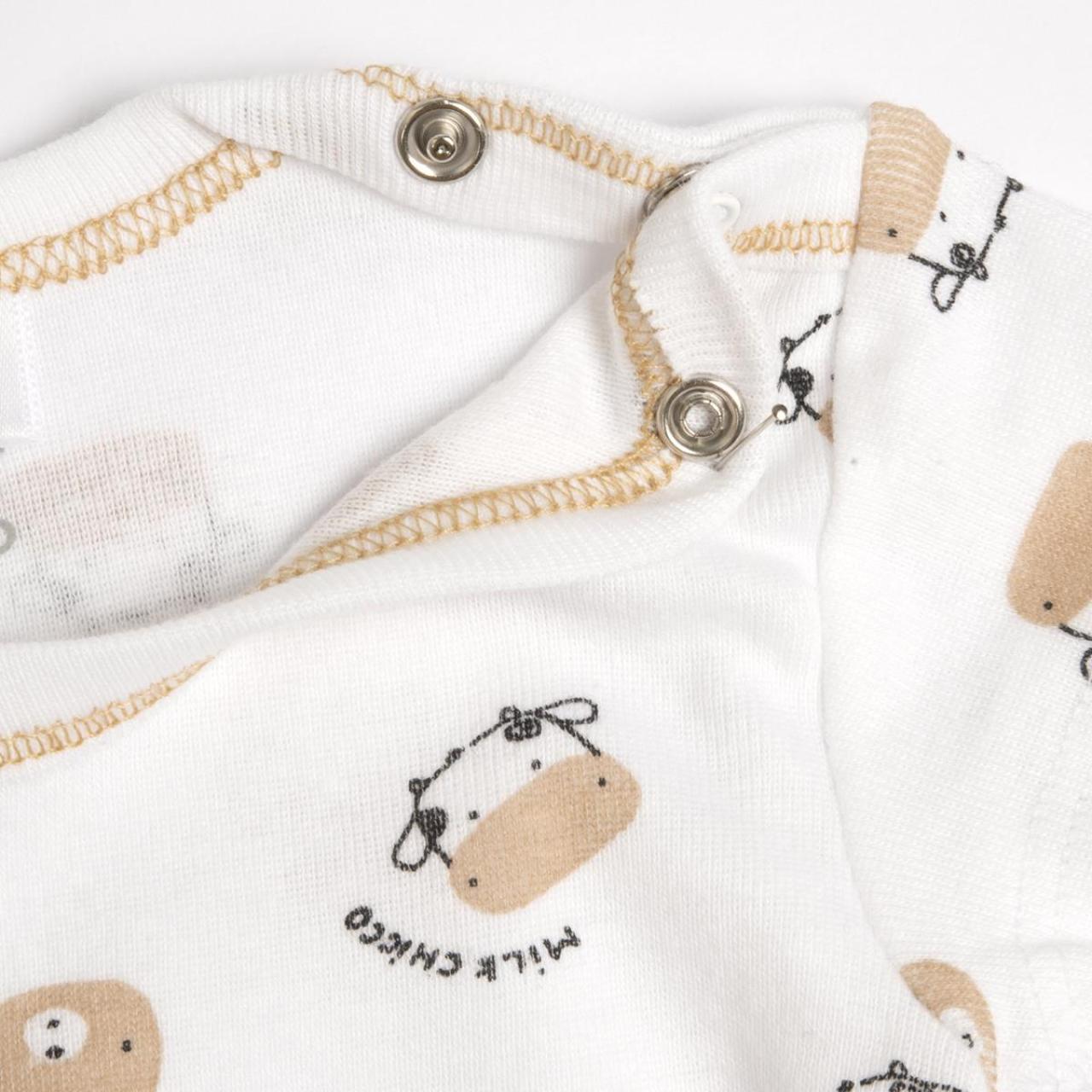 Σετ 2 τεμ. φορμάκια μπεμπέ unisex Chicco-016939-033-White φωτογραφία