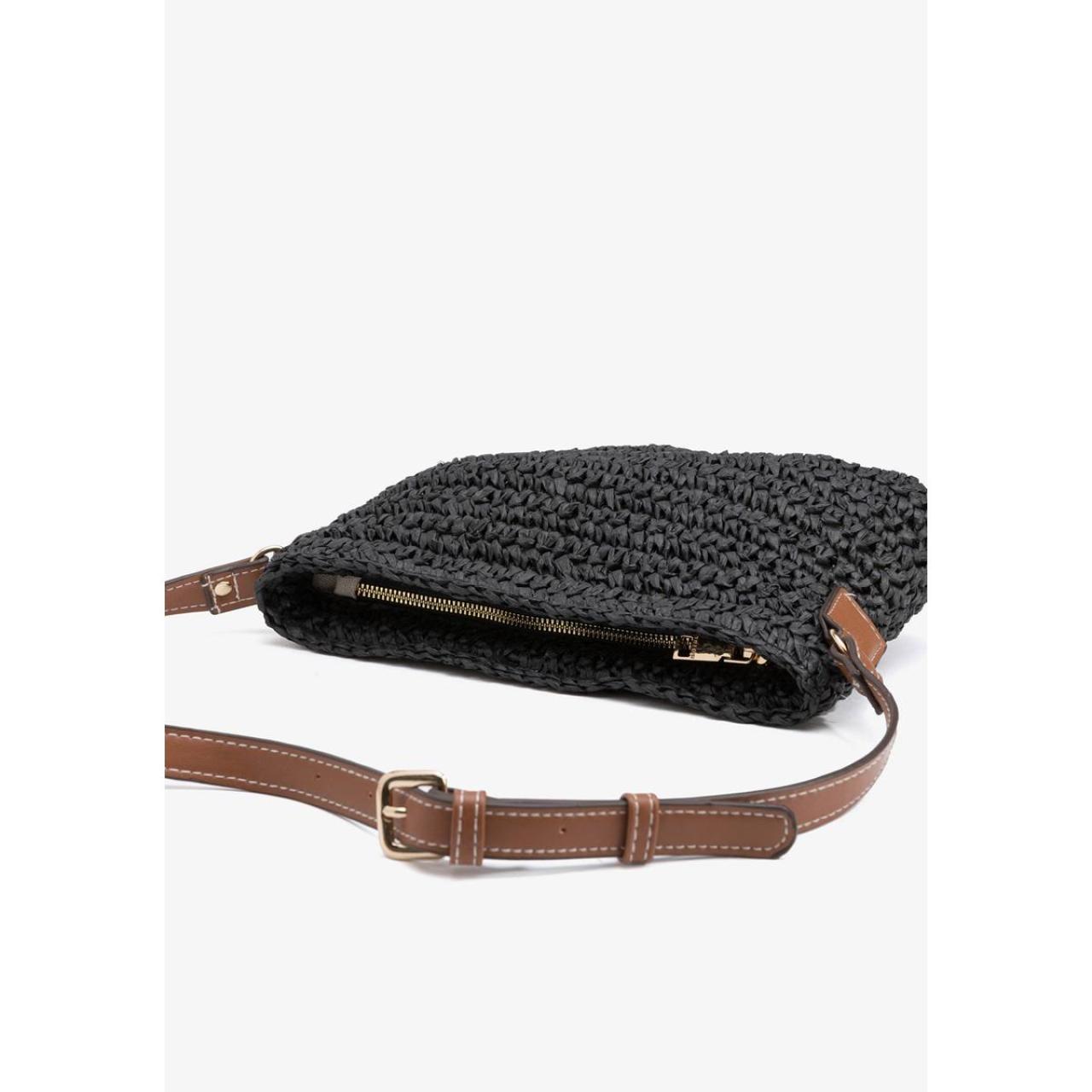 Τσάντα ψάθινη κορίτσι Tiffosi-10059778-000-Black