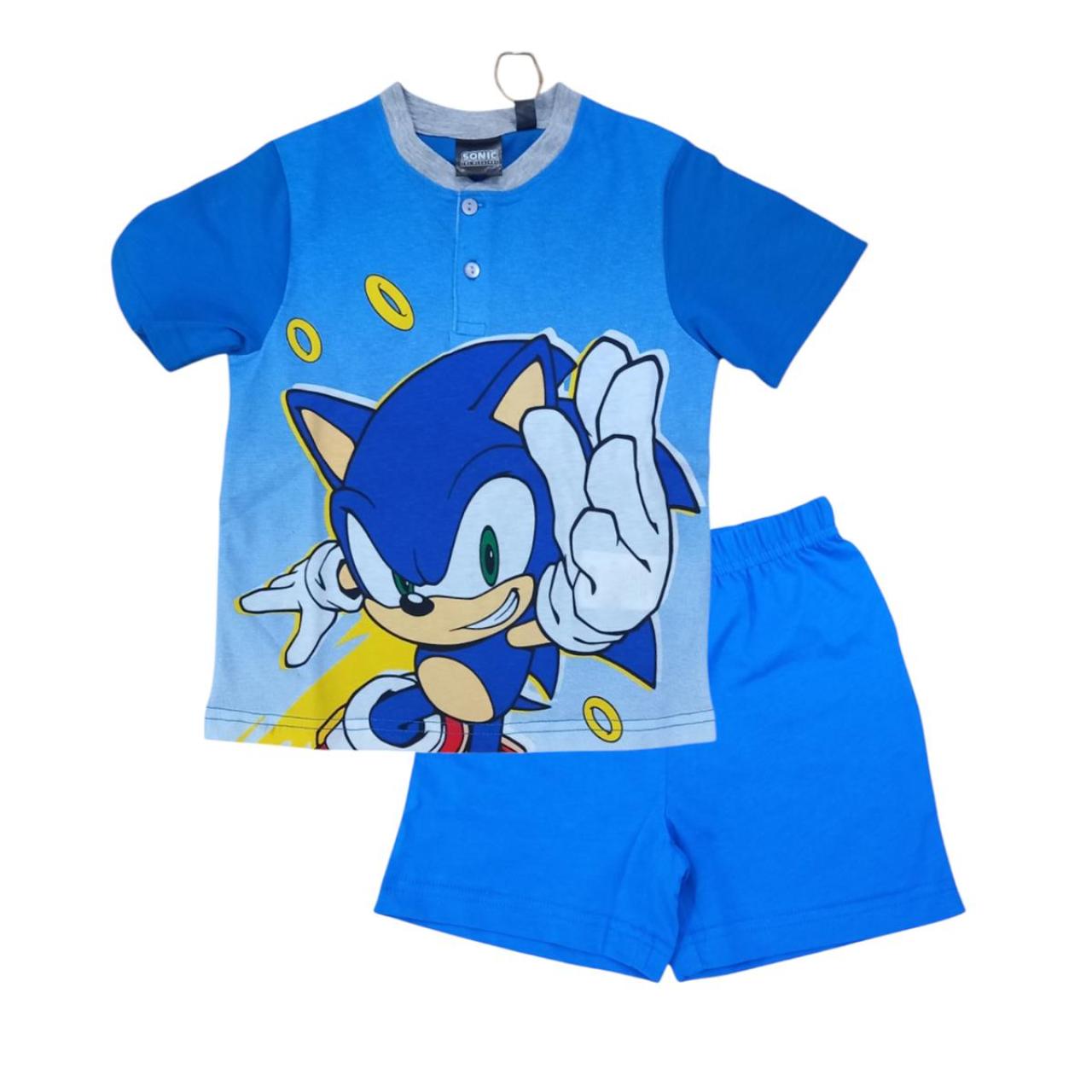 SUPER HEROES Πιτζάμα μακό αγόρι Sonic-YE20009.B-BLUE