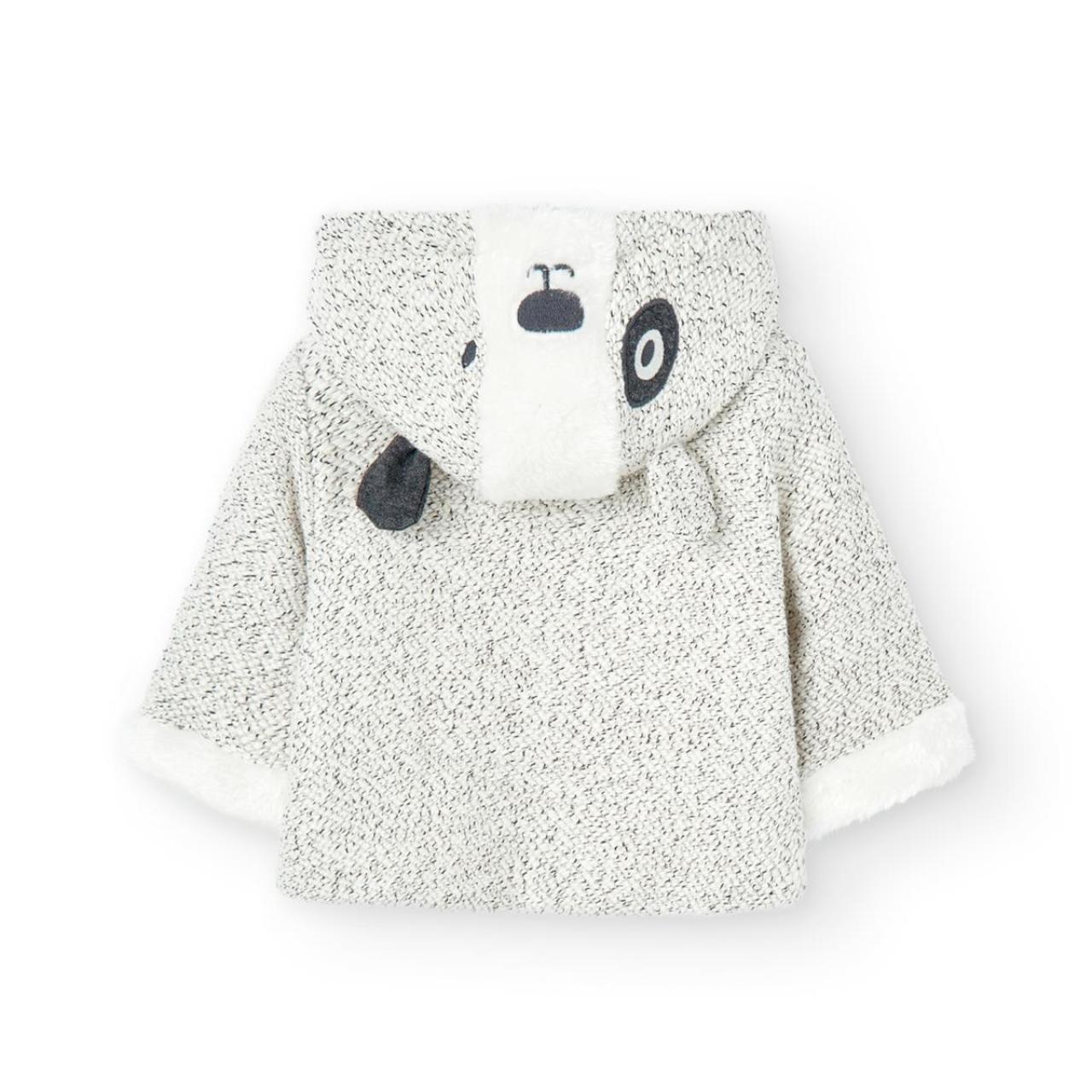 Ζακέτα μπεμπέ πλεκτή unisex Boboli-137023-1111-White φωτογραφία