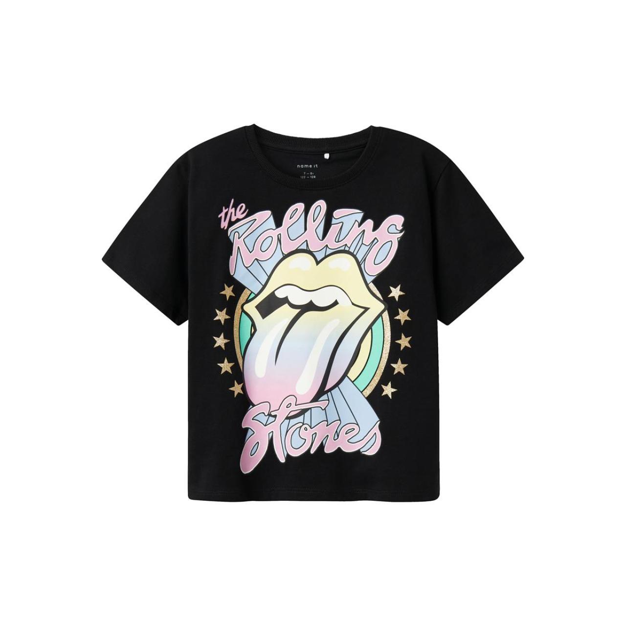 Μπλούζα μακό κορίτσι Rolling Stones name it-13238556-Black