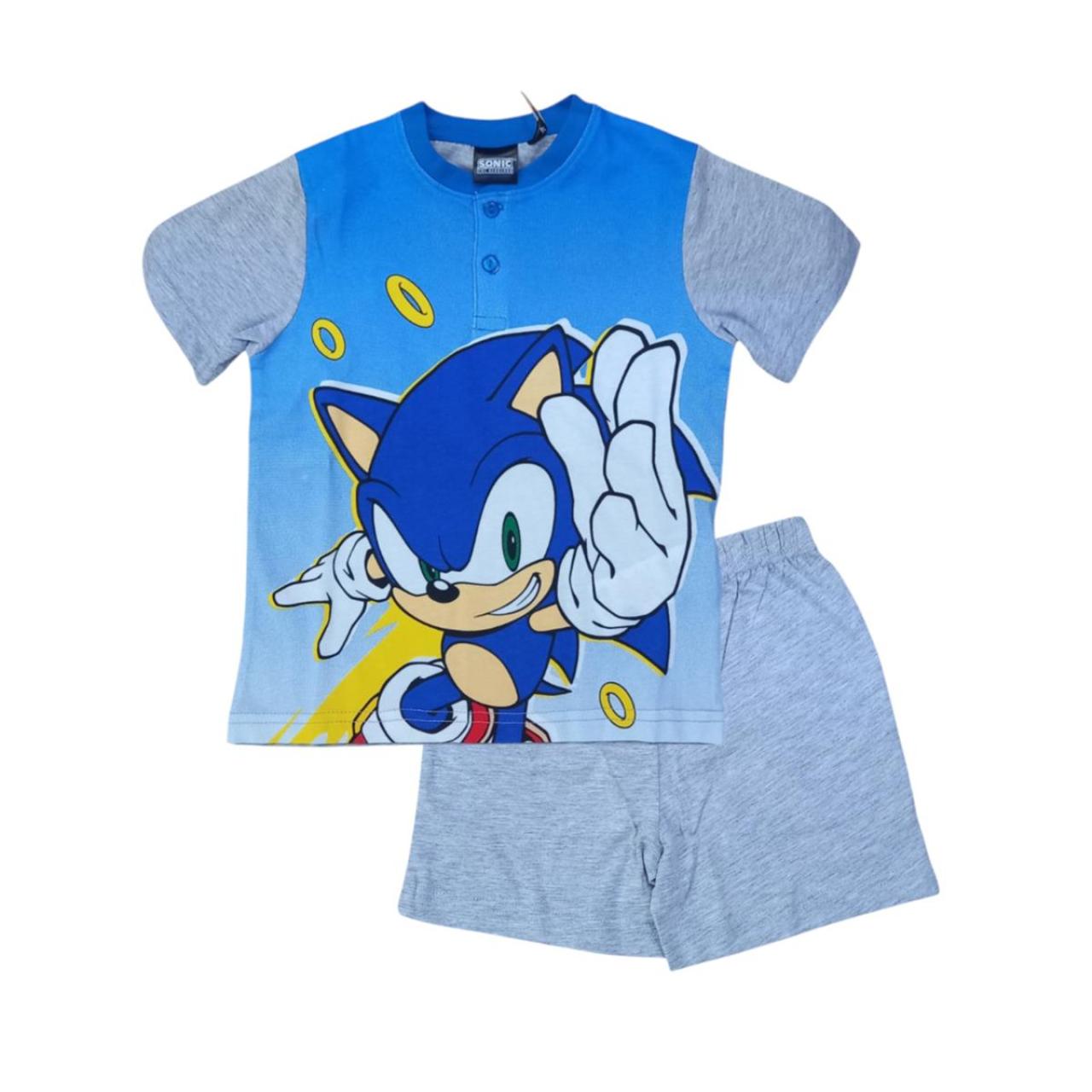 SUPER HEROES Πιτζάμα μακό αγόρι Sonic-YE20009.B-LGREY
