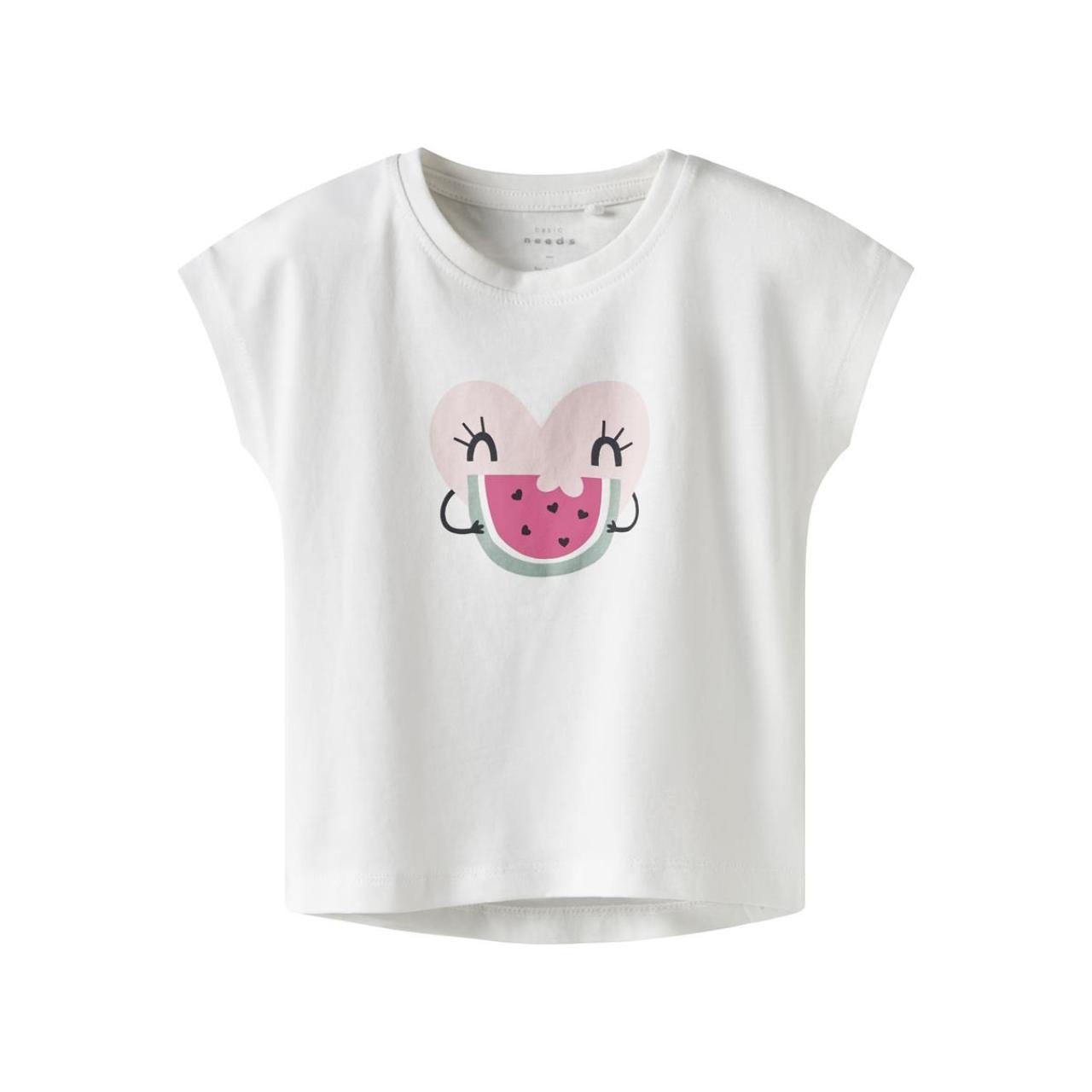 Μπλούζα μακό κορίτσι name it-13228175-Bright White/Heart