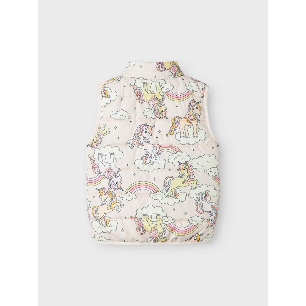 Μπουφάν αμάνικο κορίτσι name it-13237541-Mauve Chalk