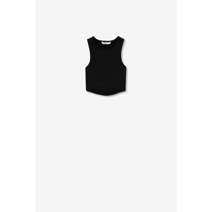 Μπλούζα μακό ριμπ κορίτσι Tiffosi-10059102-000-Black