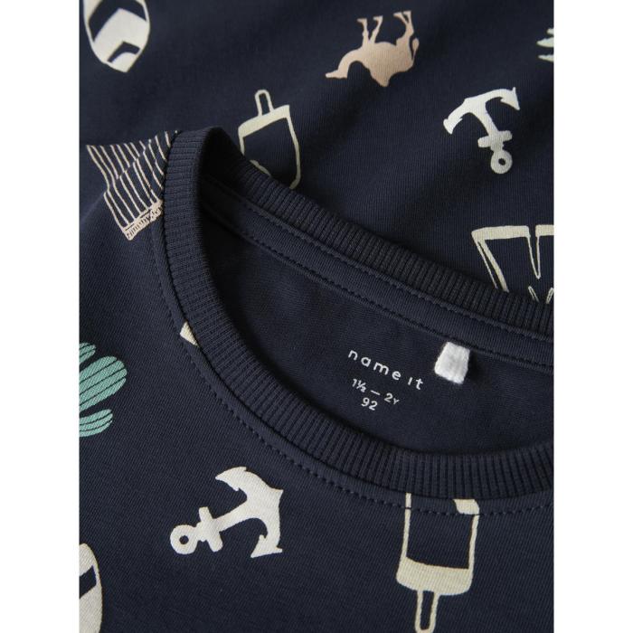 Μπλούζα μακό αγόρι name it-13243294-Navy Blazer-organic cotton