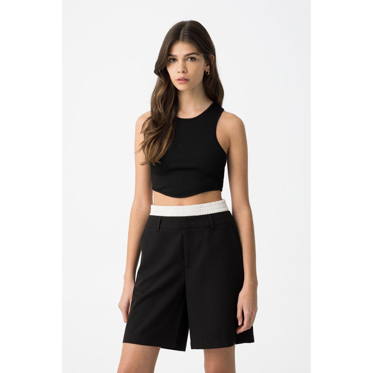 Μπλούζα μακό ριμπ κορίτσι Tiffosi-10059102-000-Black