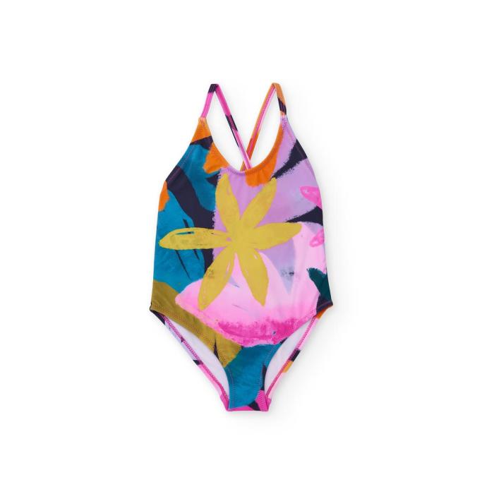 Μαγιό ολόσωμο κορίτσι Nath-KG08W80107-Multicolor