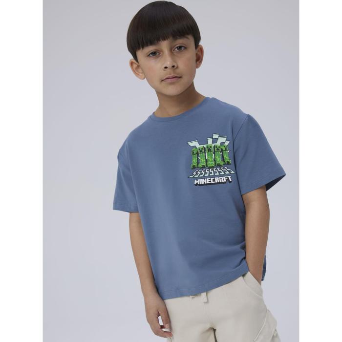 Μπλούζα μακό αγόρι Minecraft name it-13243275-Blue Mirage