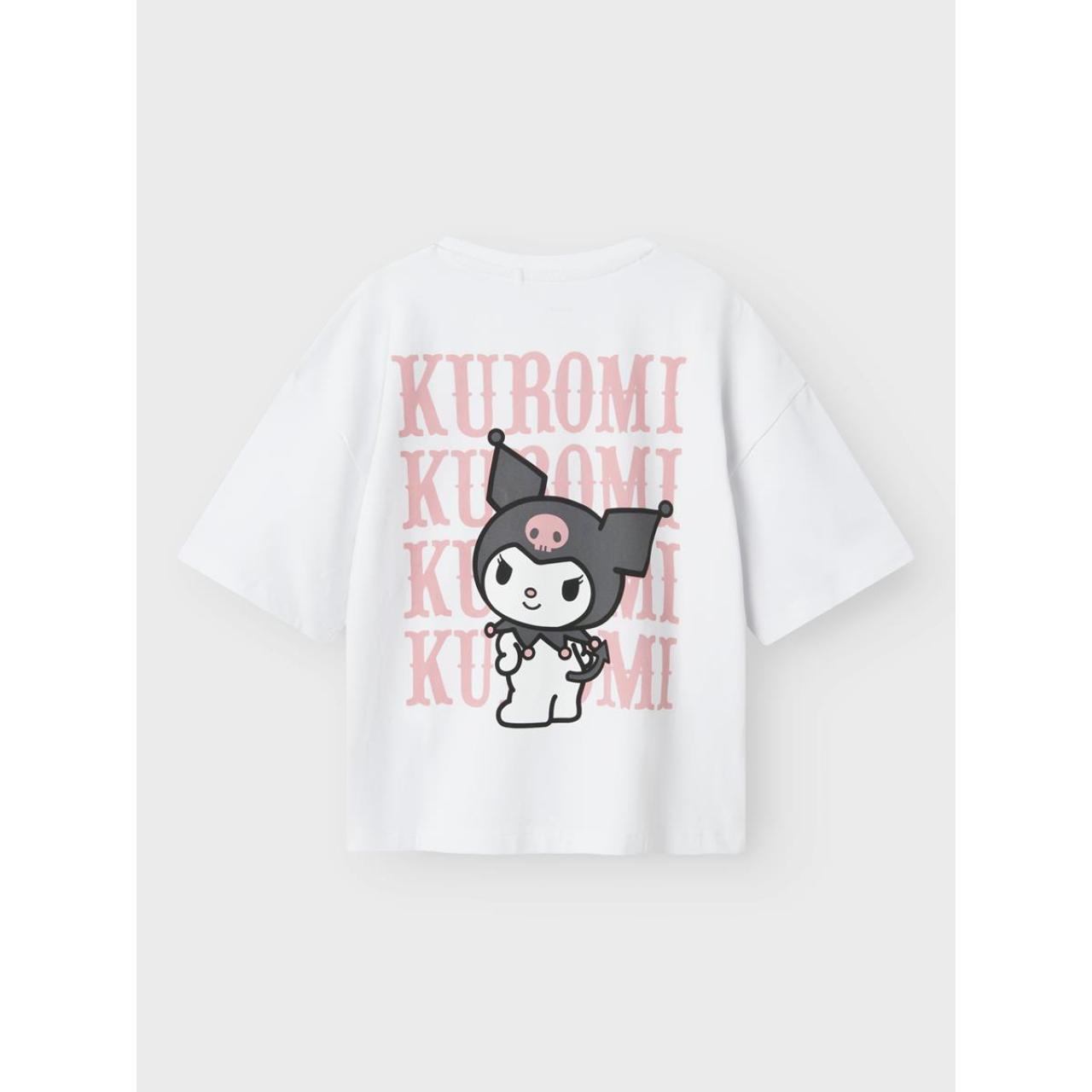 Μπλούζα μακό Kuromi κορίτσι name it-13245742-Bright White
