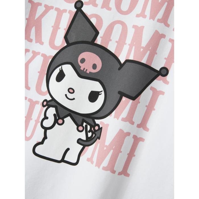 Μπλούζα μακό Kuromi κορίτσι name it-13245742-Bright White