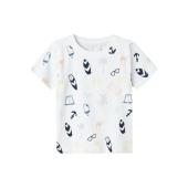 Μπλούζα μακό αγόρι name it-13243294-Bright White-organic cotton