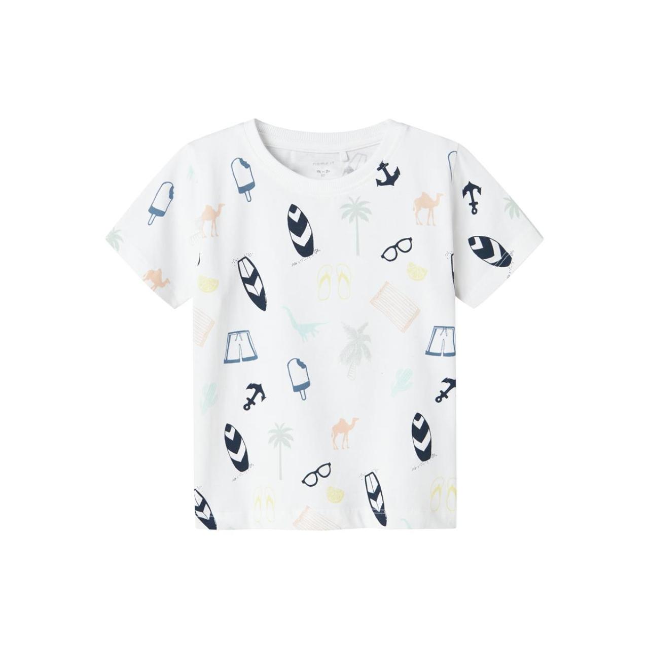 Name it Μπλούζα μακό αγόρι name it-13243294-Bright White-organic cotton