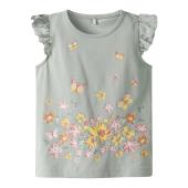 Μπλούζα μακό κορίτσι name it-13230227-Aqua Gray