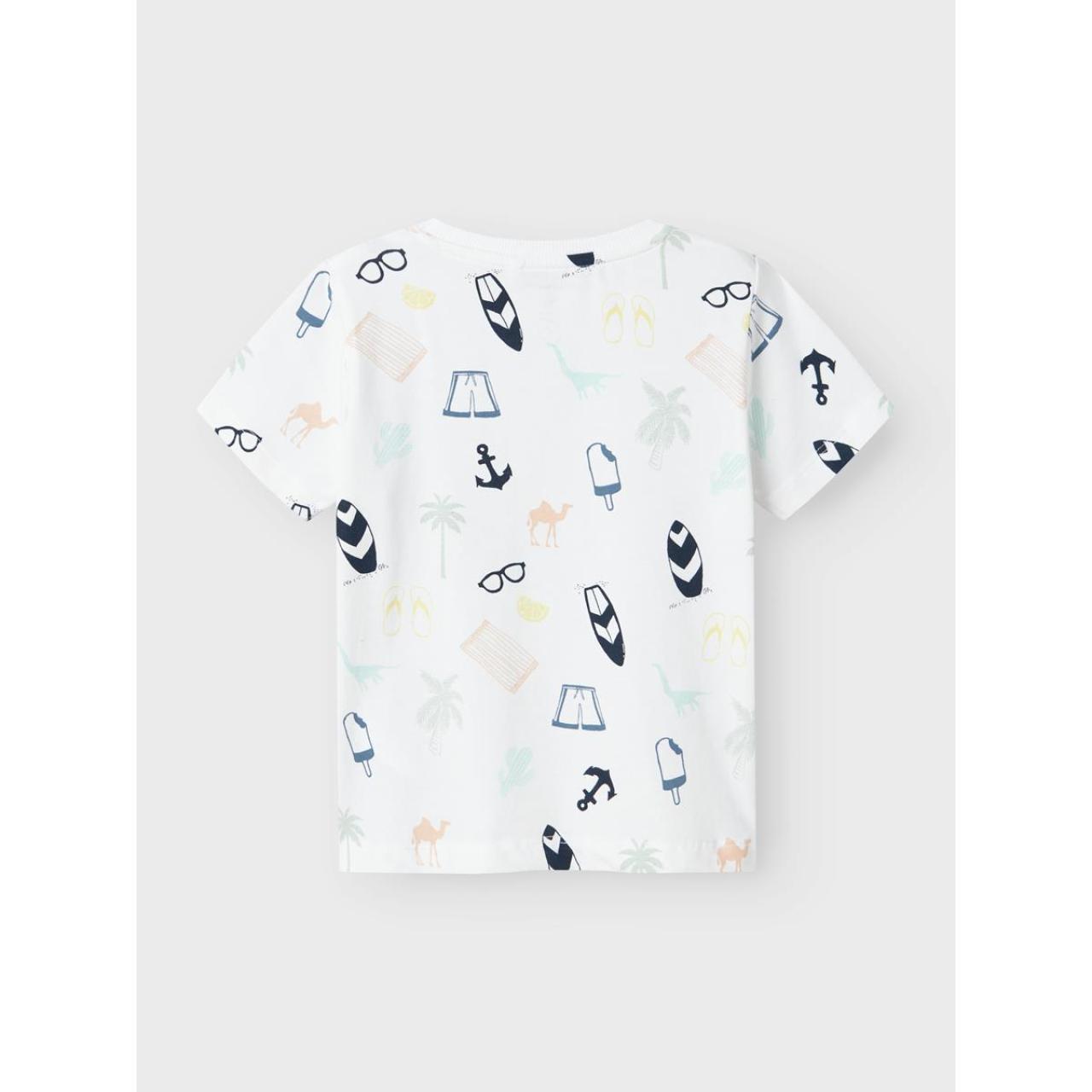 Μπλούζα μακό αγόρι name it-13243294-Bright White-organic cotton φωτογραφία