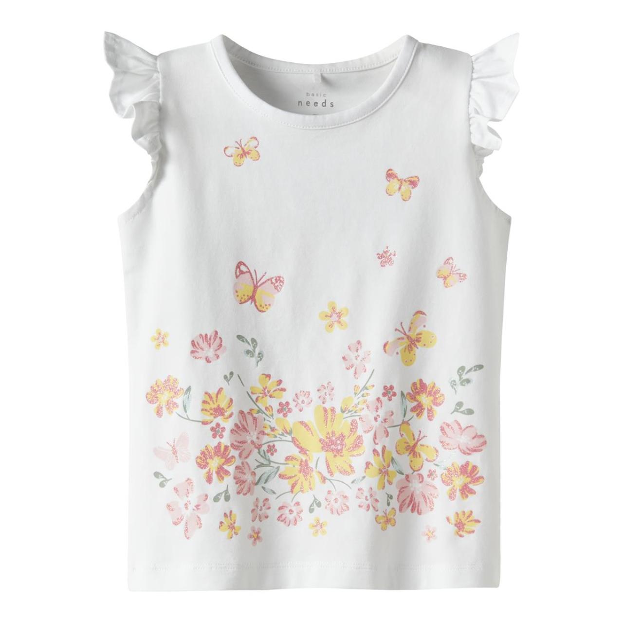 Μπλούζα μακό κορίτσι name it-13230227-Bright White