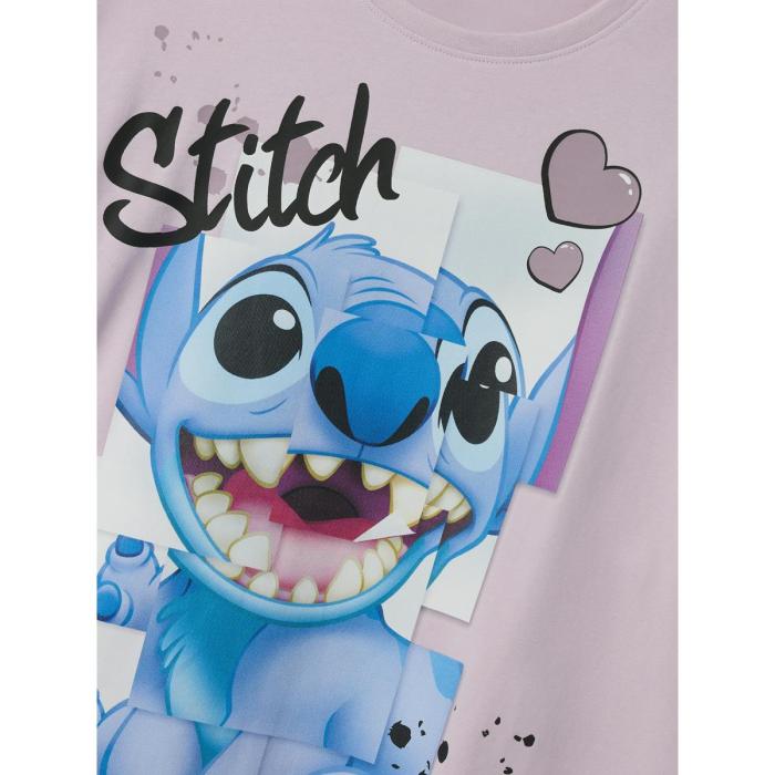 Μπλούζα μακό Stitch κορίτσι name it-13238482-Winsome Orchid