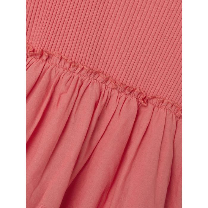Φόρεμα υφασμάτινο κορίτσι name it-13243174-Spiced Coral