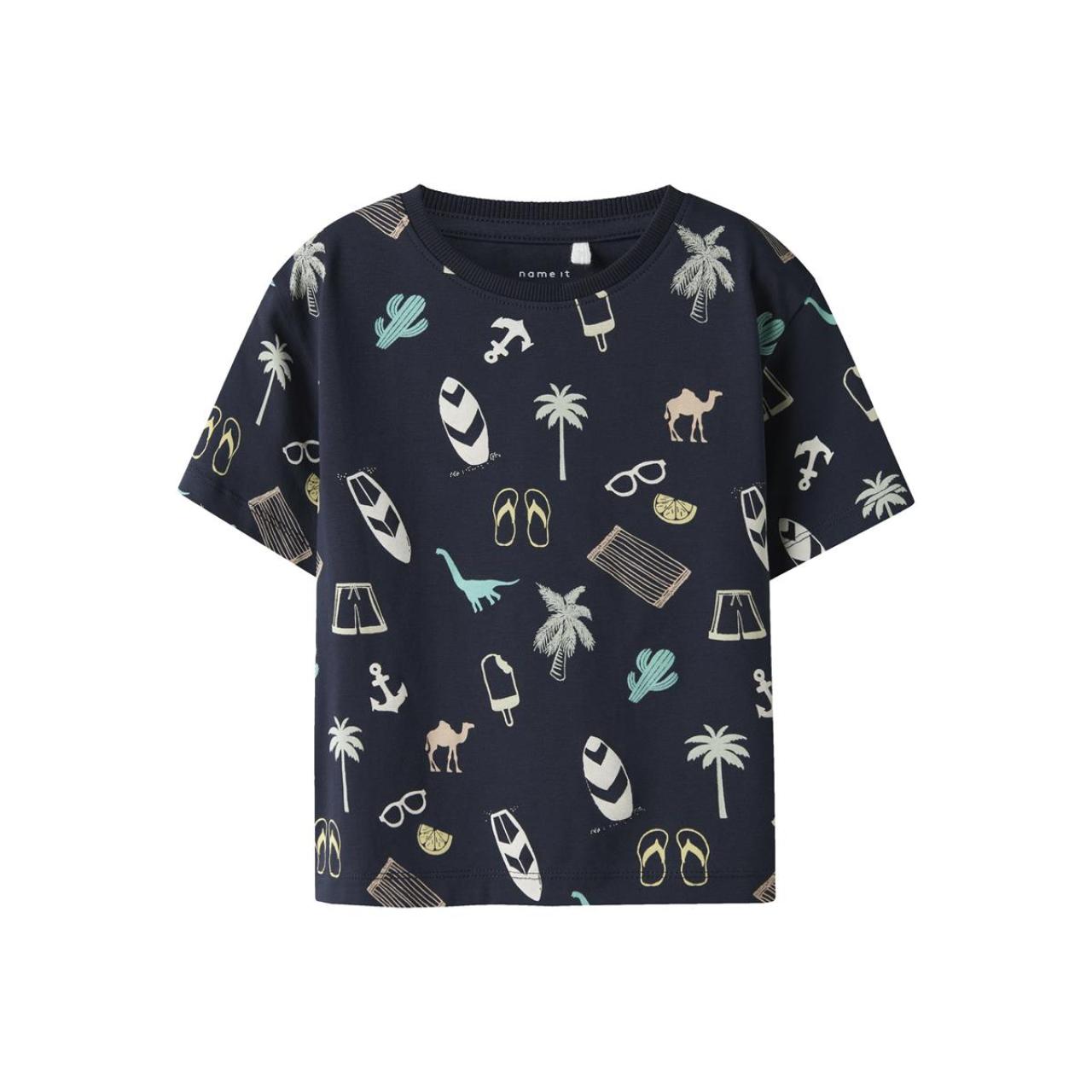 Μπλούζα μακό αγόρι name it-13243294-Navy Blazer-organic cotton