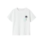 Μπλούζα μακό αγόρι name it-13243292-Bright White