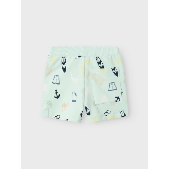 Βερμούδα φούτερ αγόρι name it-13243287-Honeydew