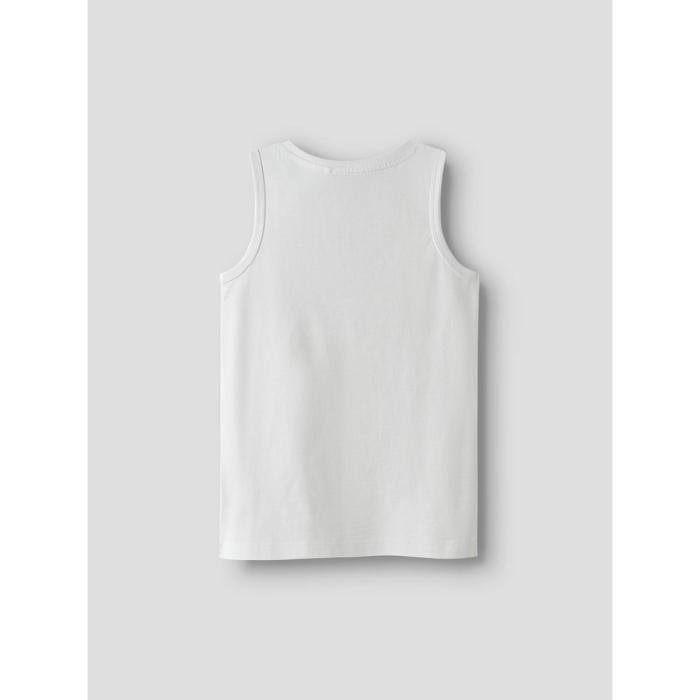 Μπλούζα αμάνικη μακό αγόρι name it-13230053-Bright White/Summer Cam