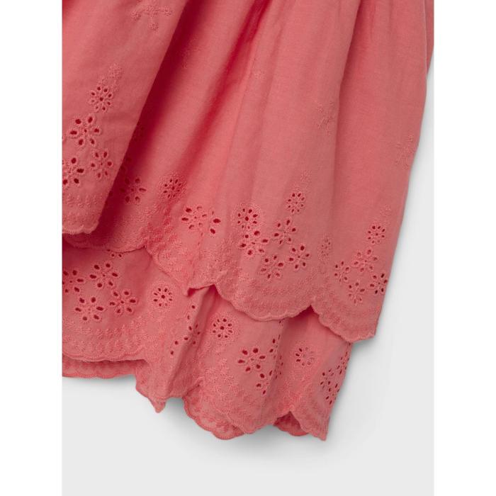 Φόρεμα υφασμάτινο κορίτσι name it-13243174-Spiced Coral