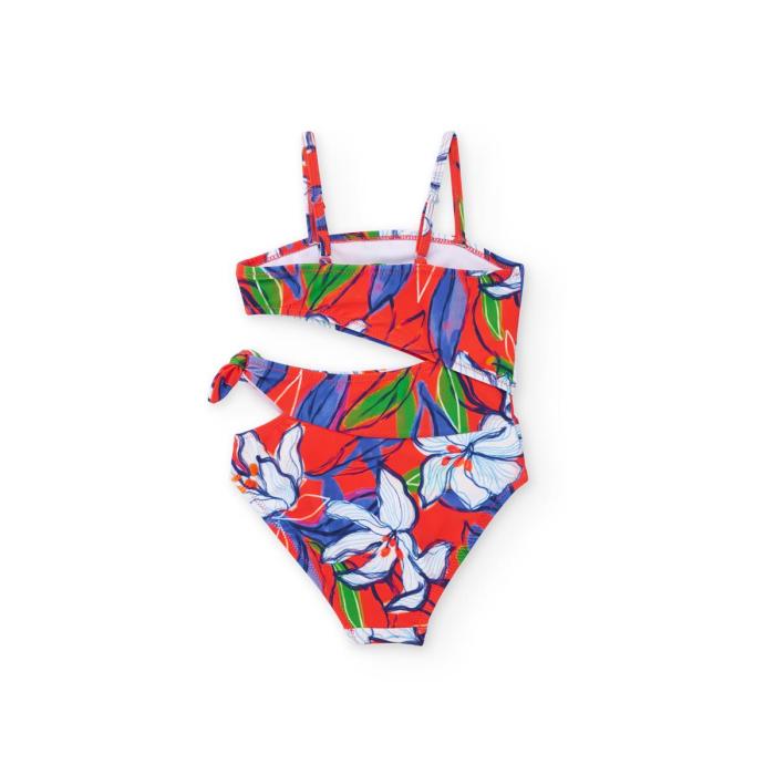Μαγιό ολόσωμο κορίτσι Nath-KG08W001R1-Multicolor